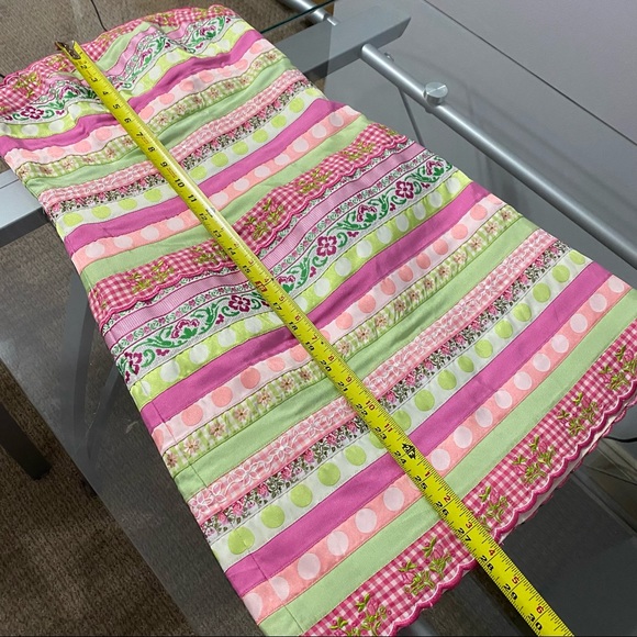 Lilly Pulitzer Strapless Patch Dress Size 0 - Picture 4 of 7